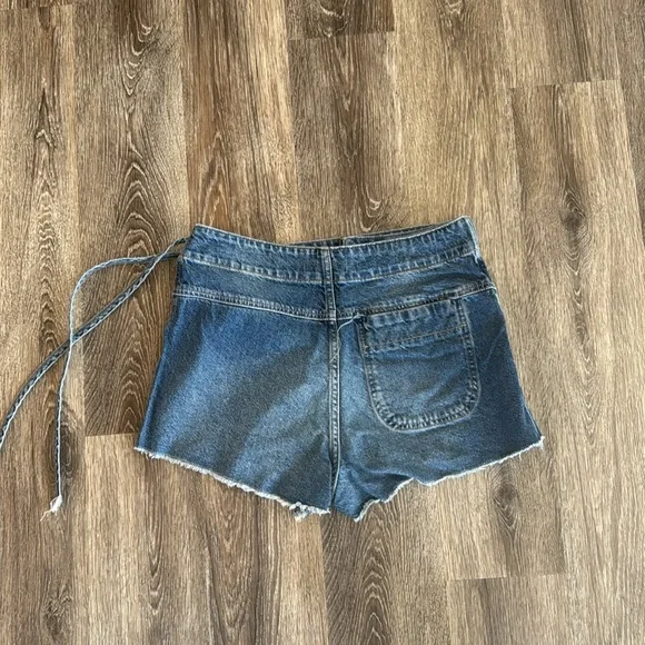 We The Free Denim Wrap Skort - Picture 3 of 3